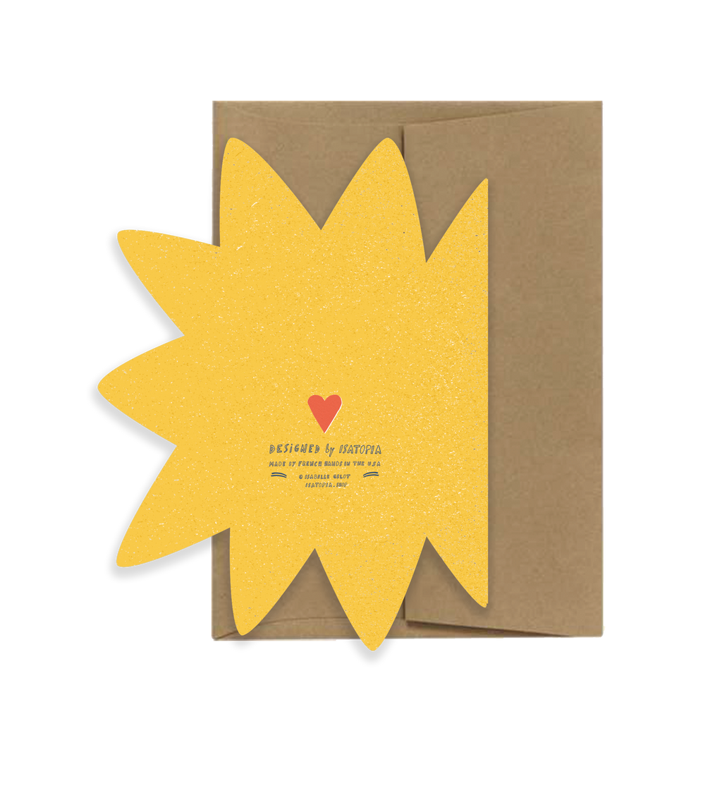 star blink - die cut card