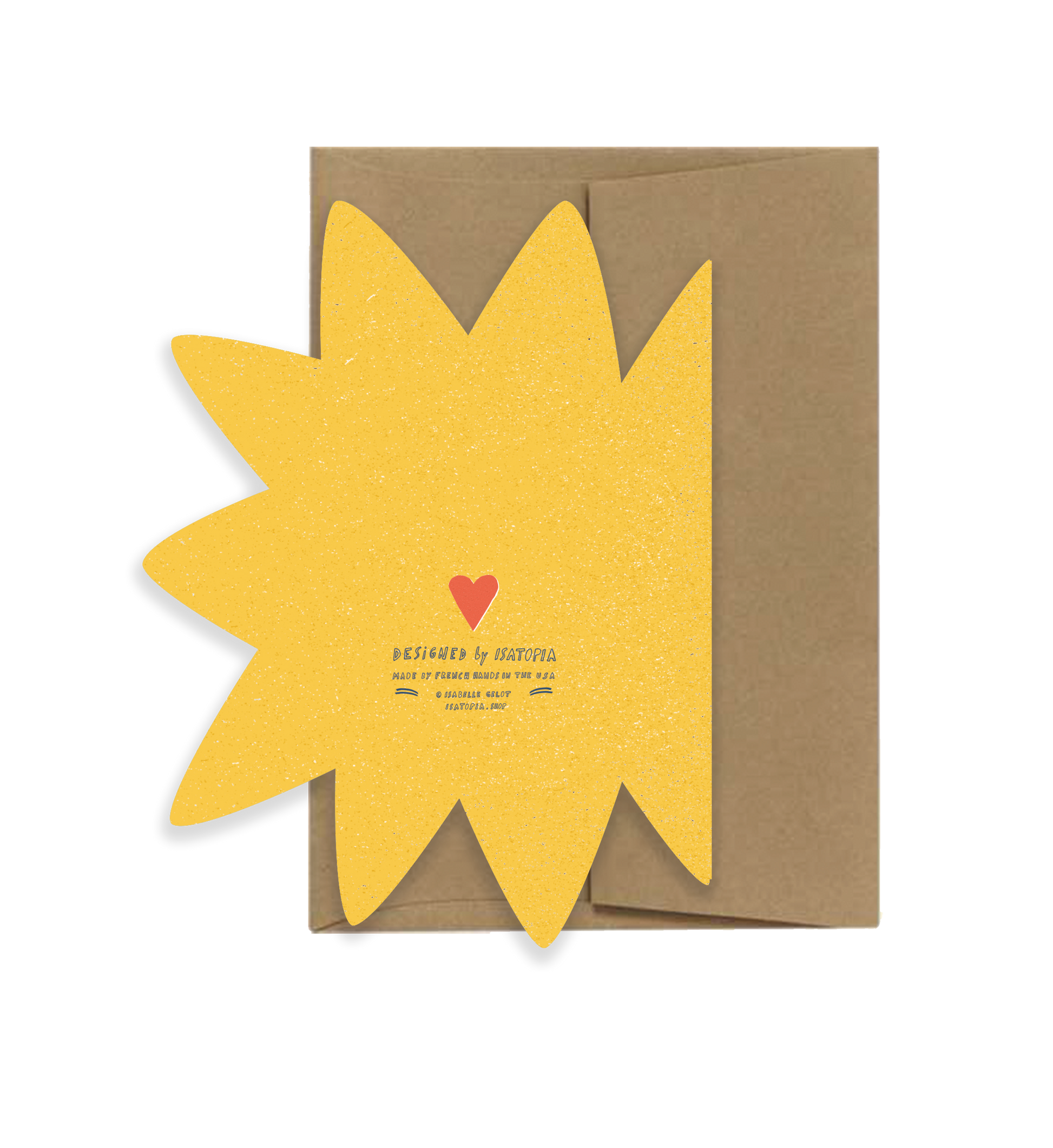 star blink - die cut card