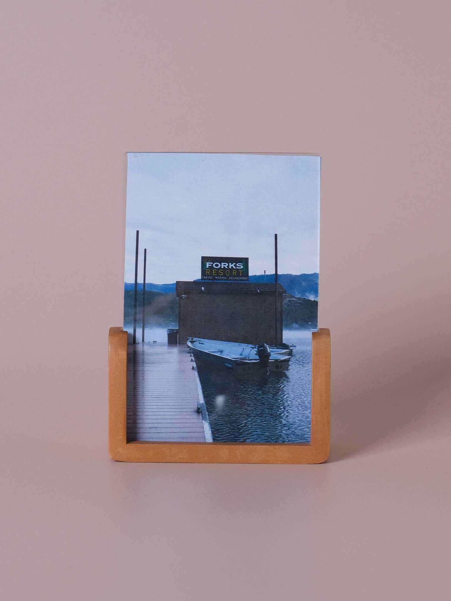 vertical wood photo frame
