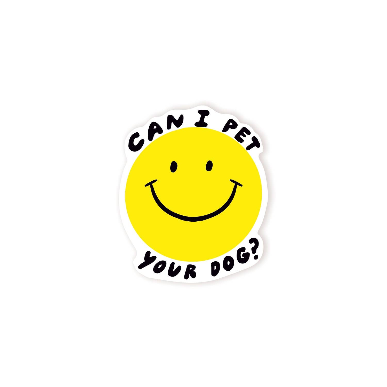 sticker can i pet your dog