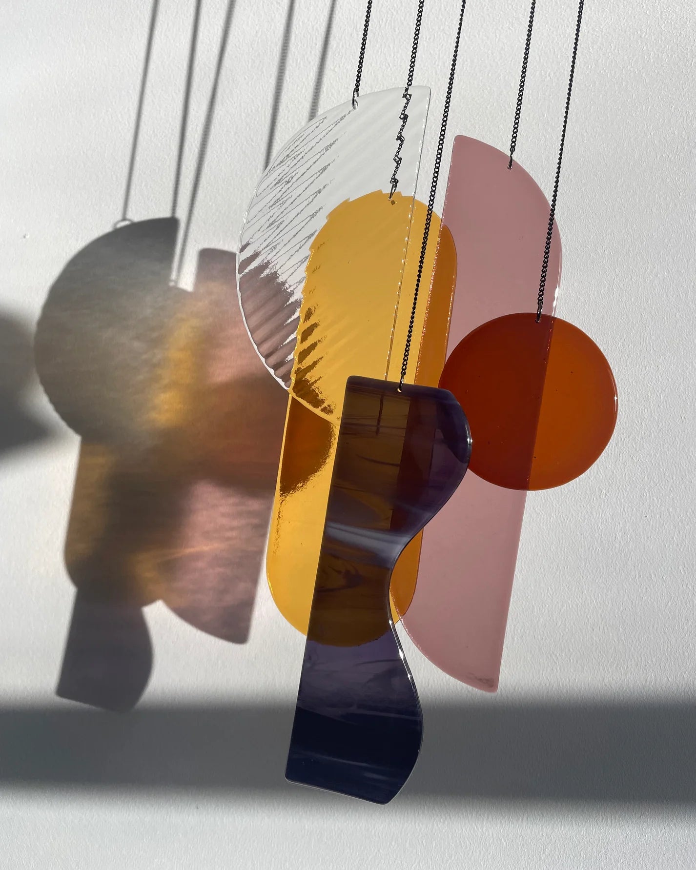 carnival fused glass art