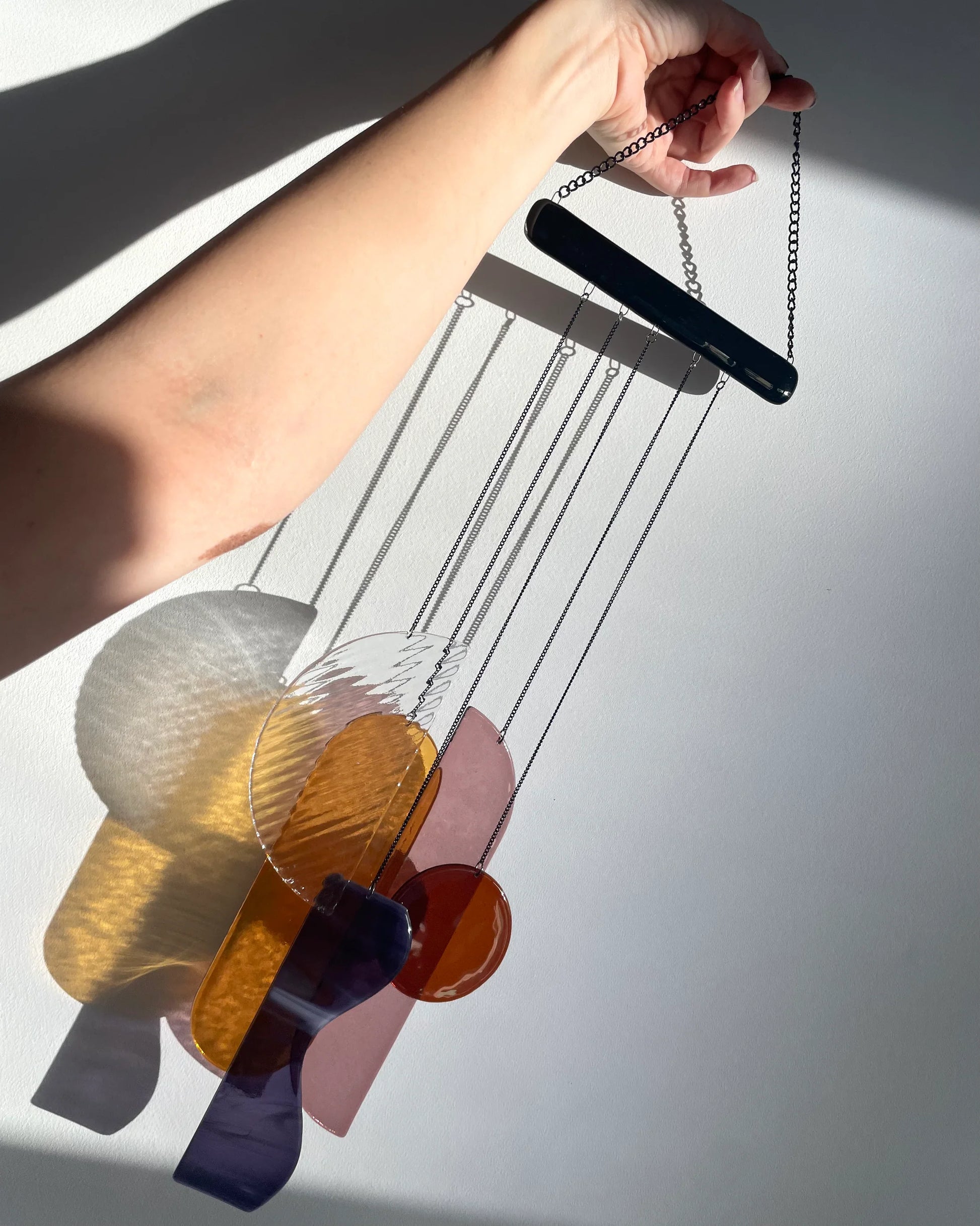 carnival fused glass art