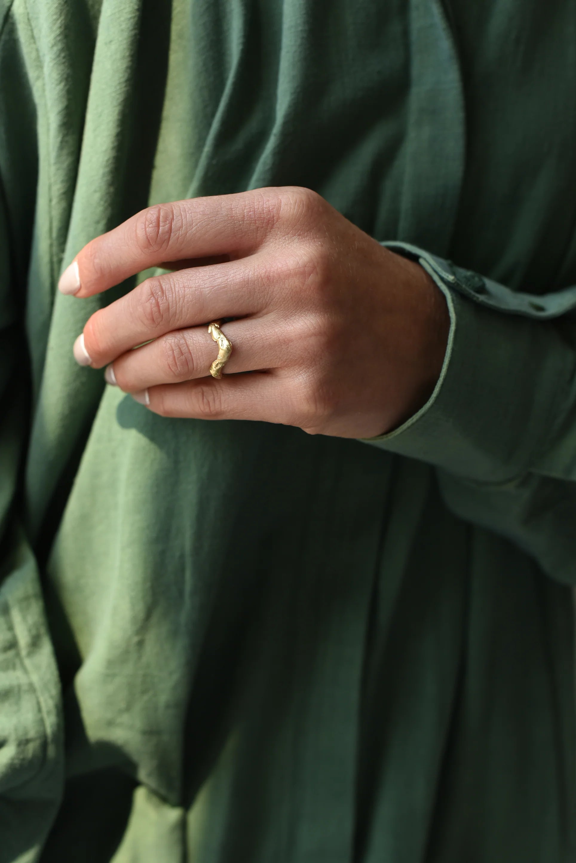 handmade abstract ring