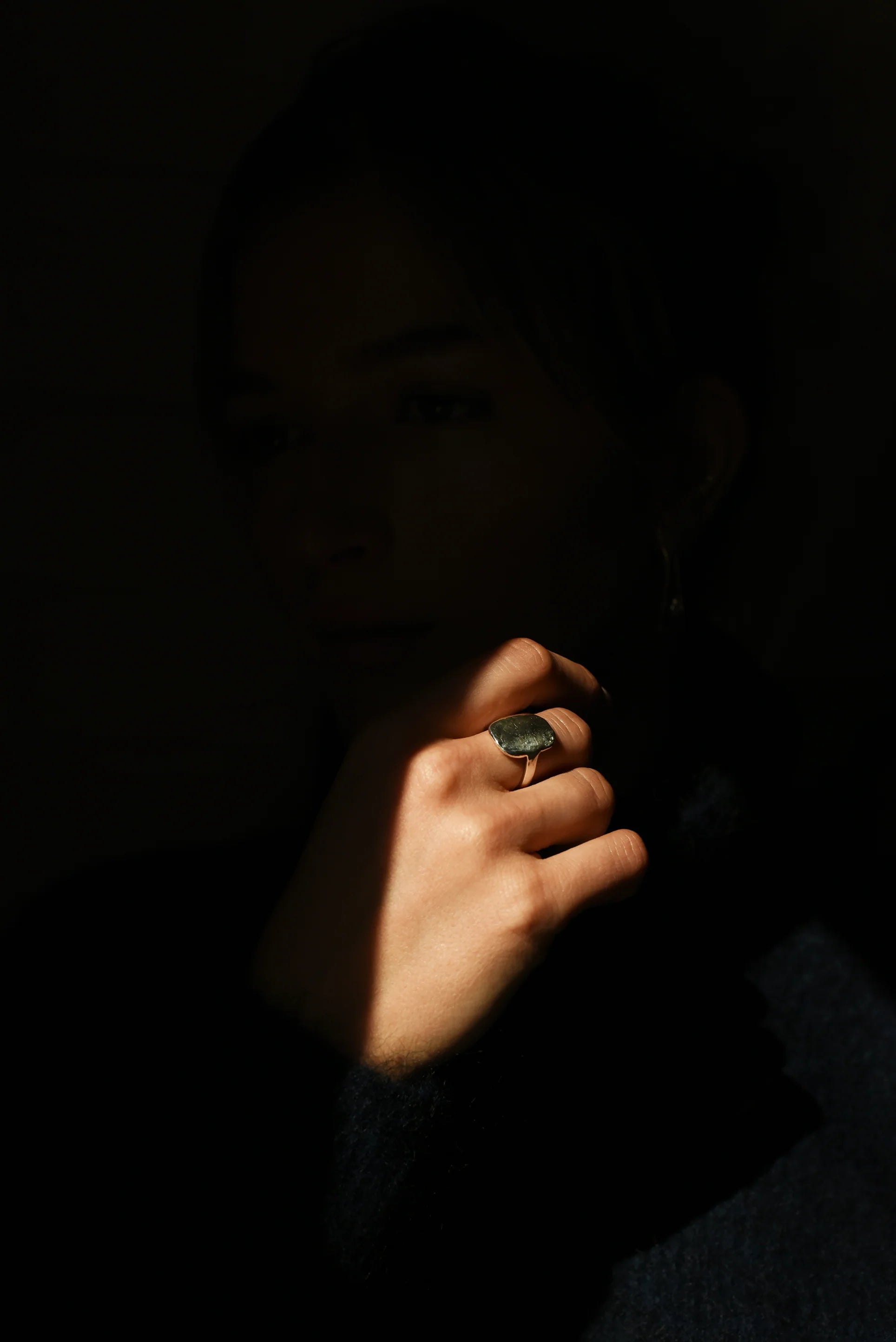 handmade block ring