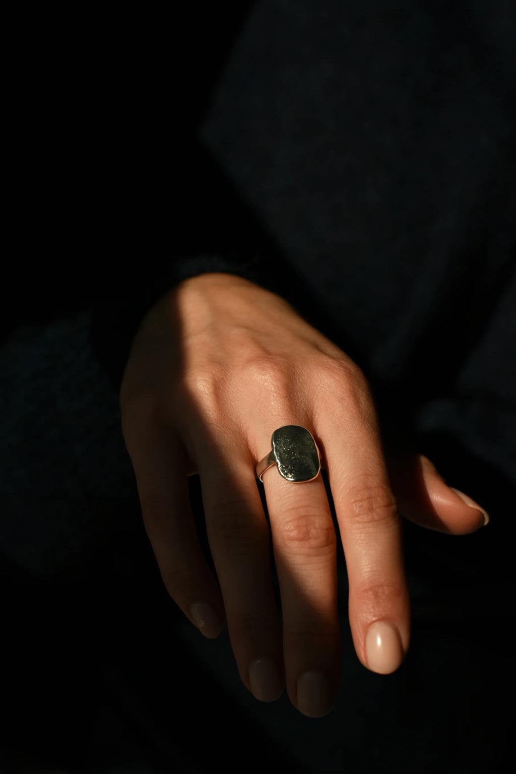 handmade block ring