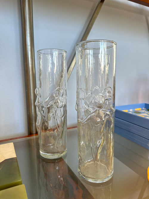 vintage libbey la femme tumbler/vase