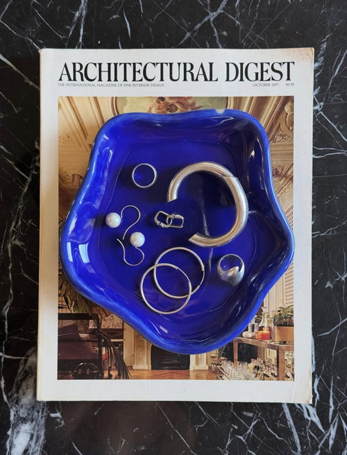 handmade oyster plate