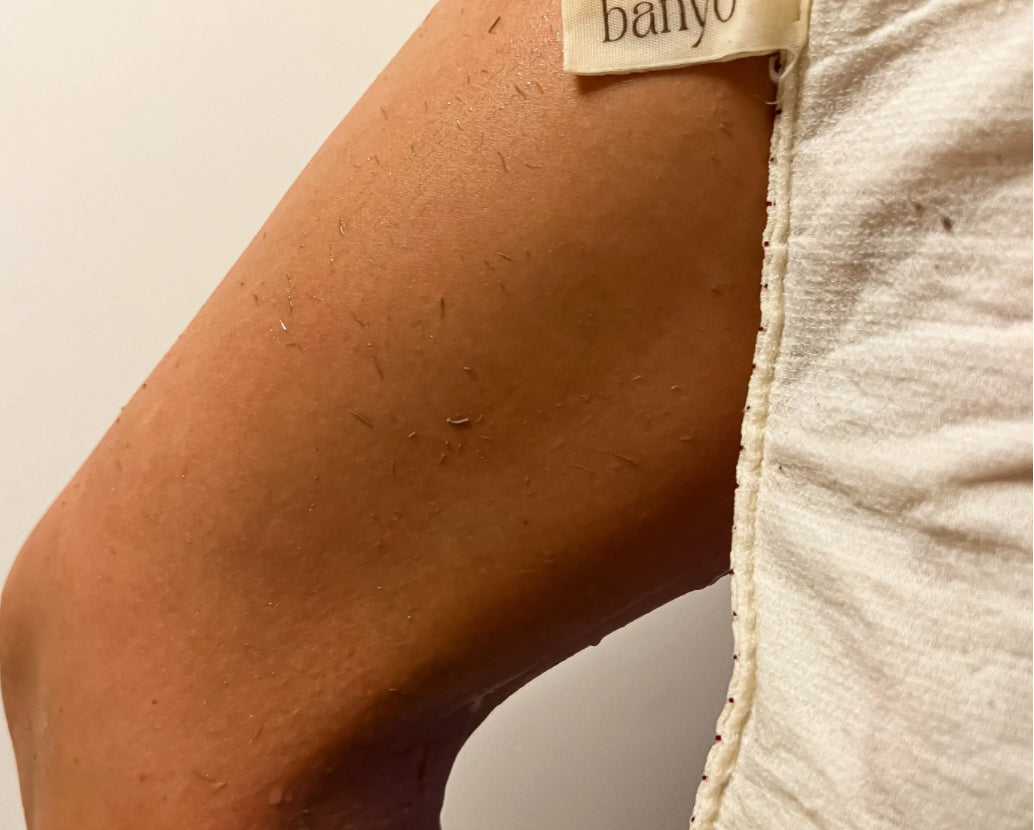 glamour touch body exfoliating glove