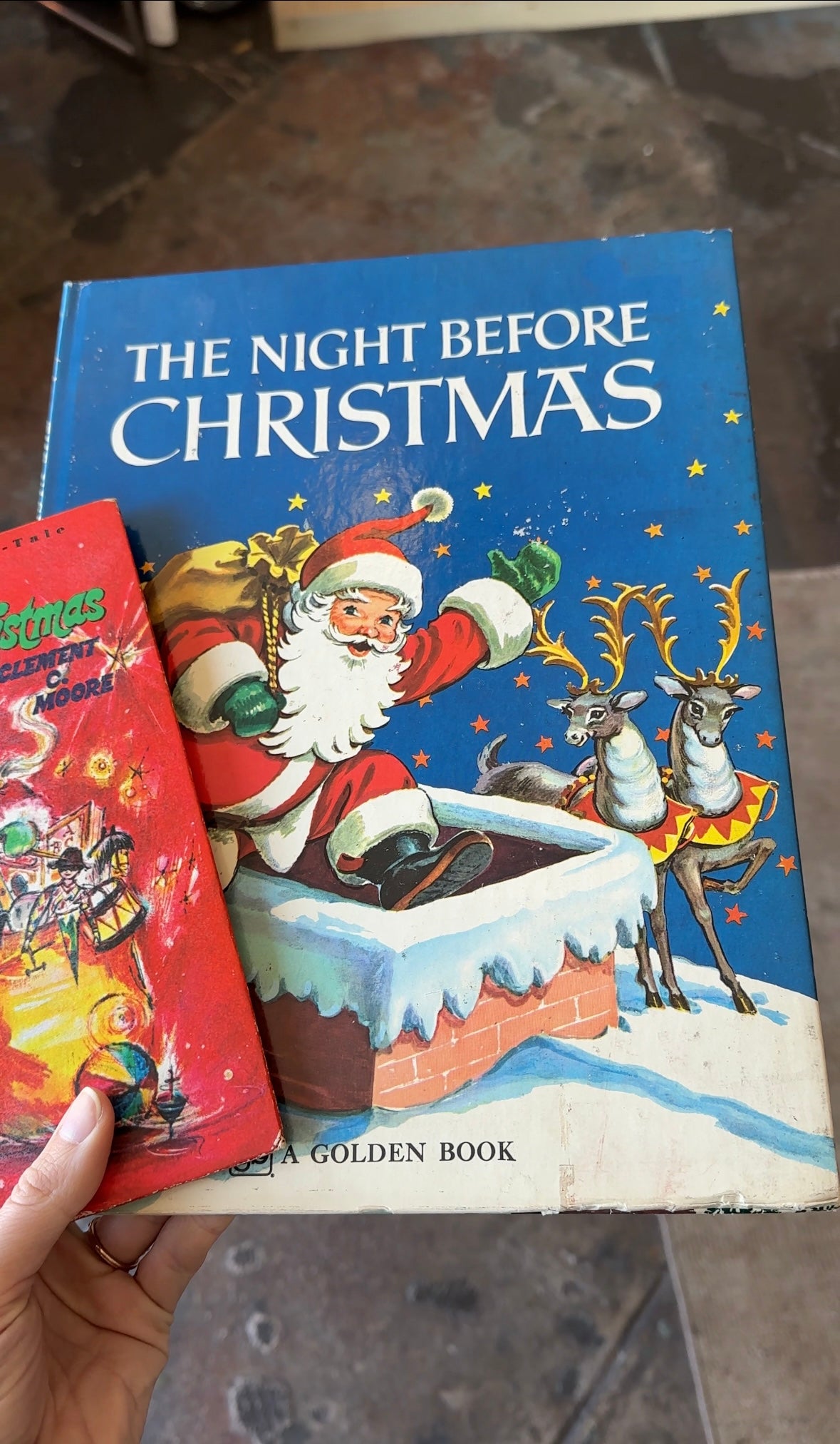 vintage the night before xmas book