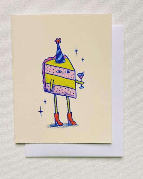 dolled up cake card