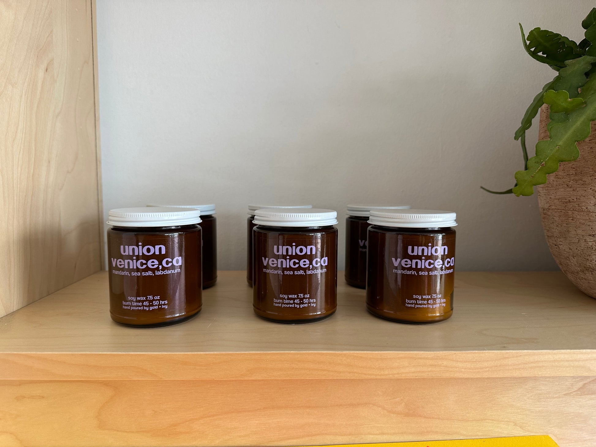 union soy candles - 7.5 oz