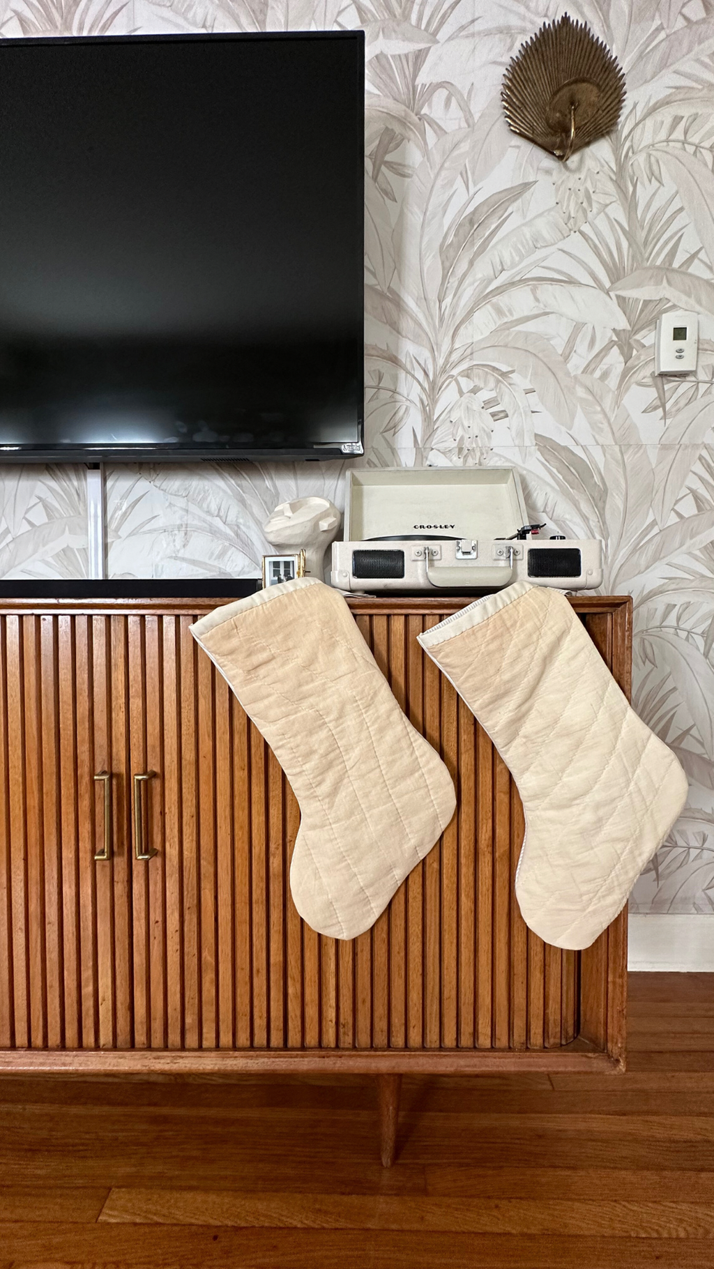 recycled quilt stockings