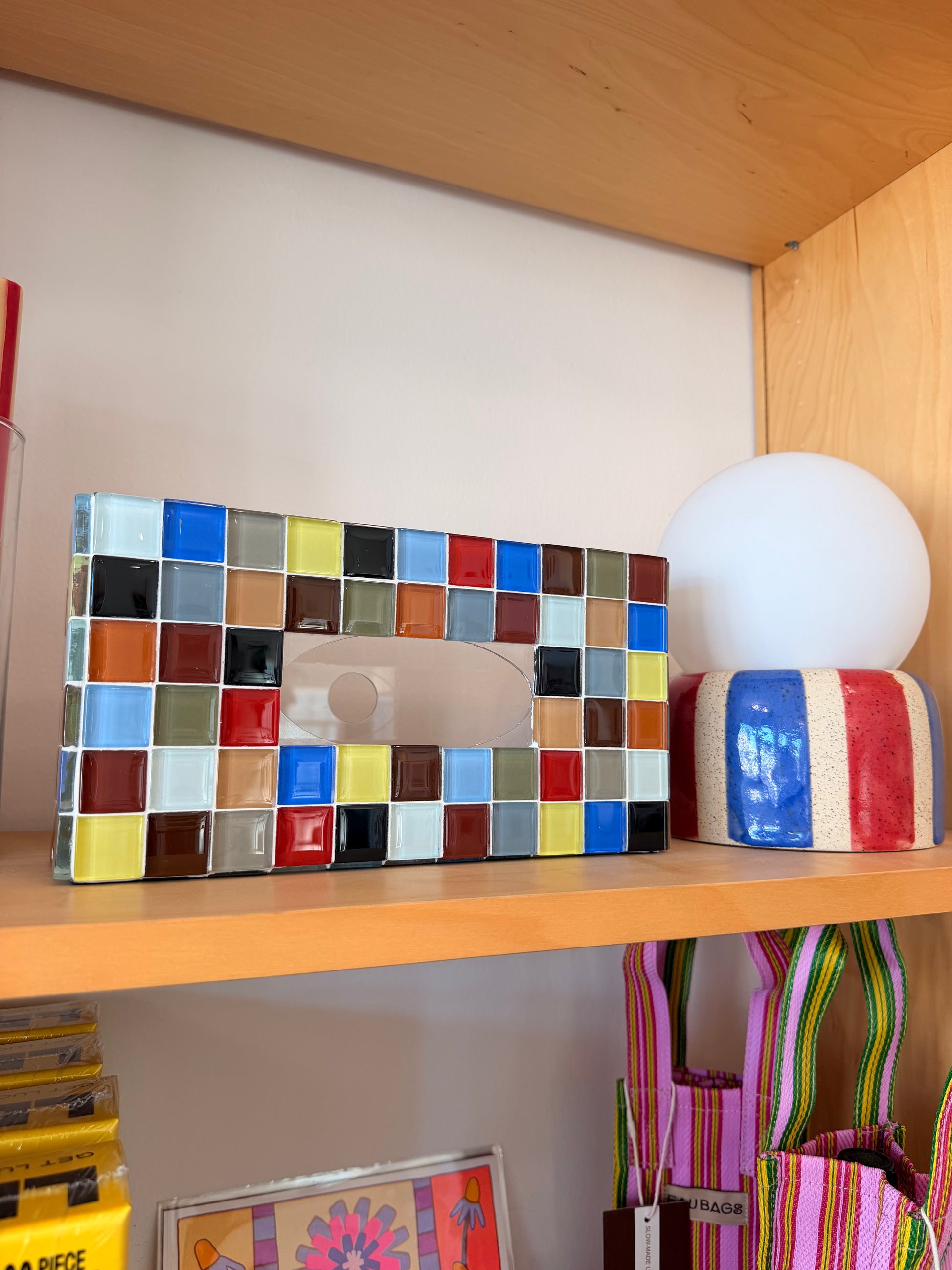 glass tile tissue boxes