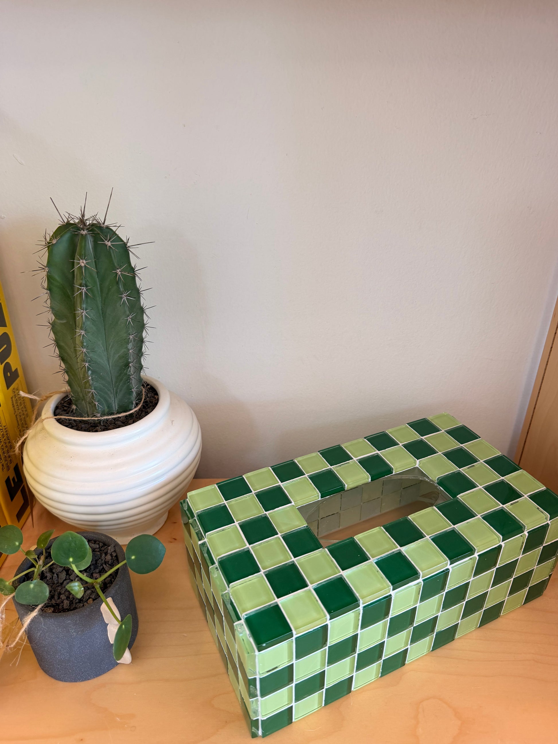 glass tile tissue boxes