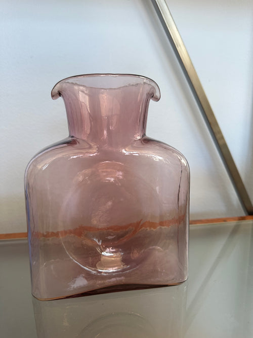 vintage blenko water pitcher