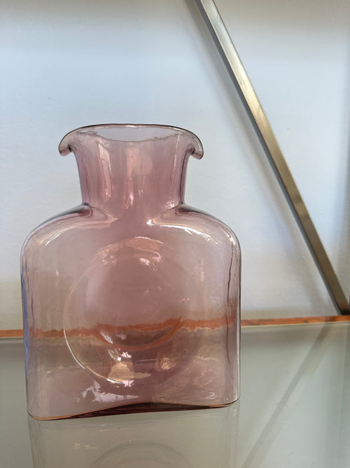 vintage blenko water pitcher
