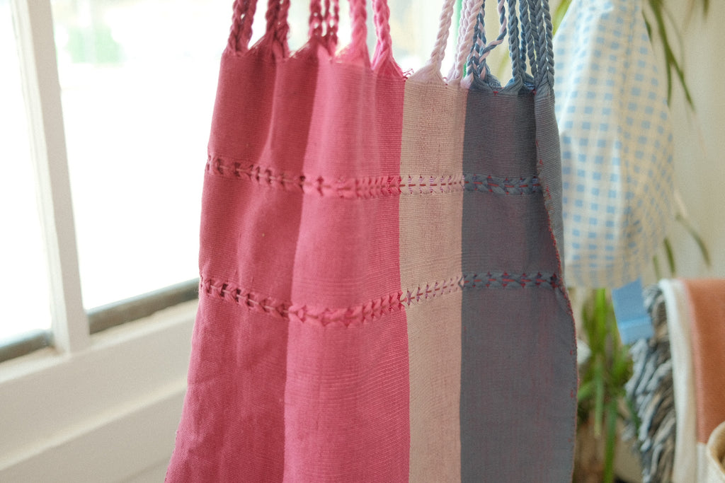 handwoven mexican tote bag