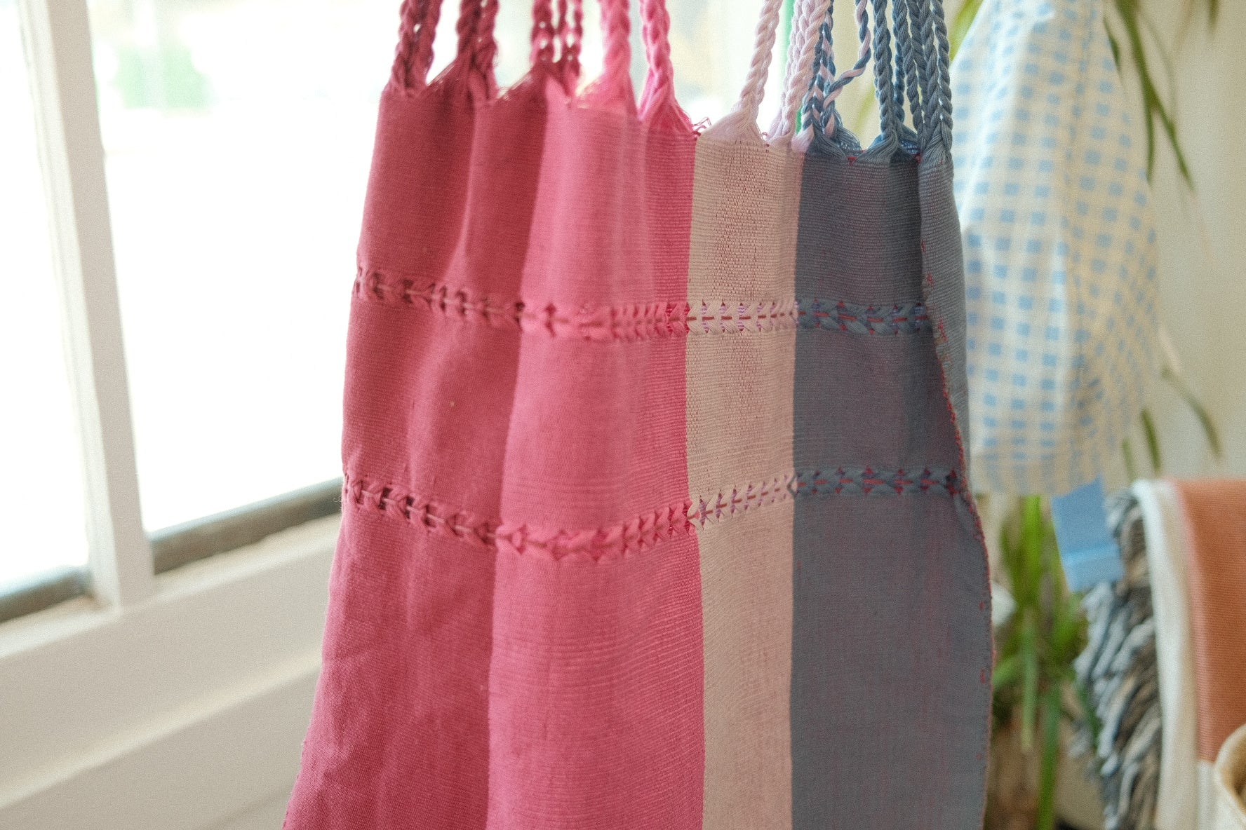 handwoven mexican tote bag