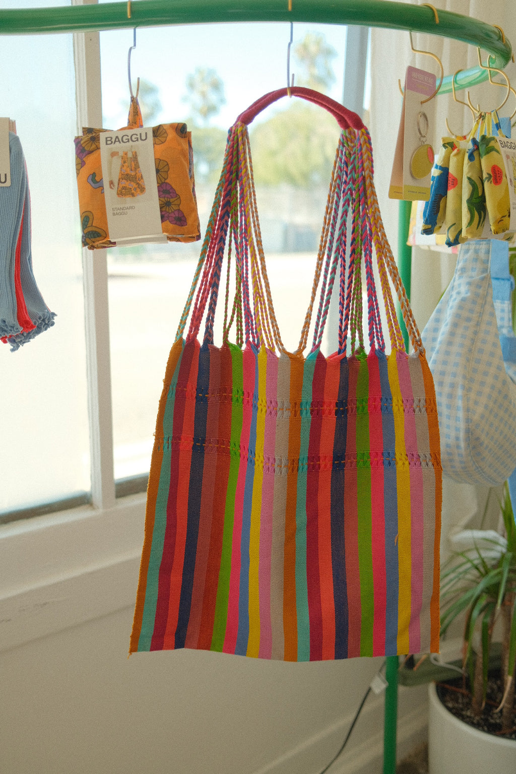 handwoven mexican tote bag