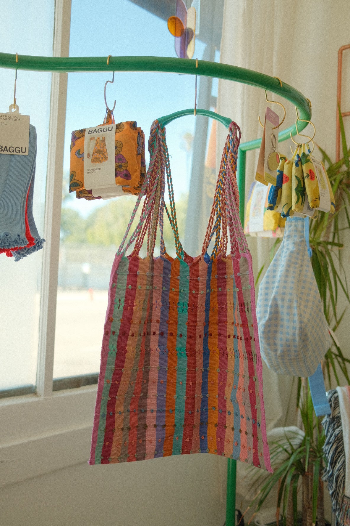 handwoven mexican tote bag