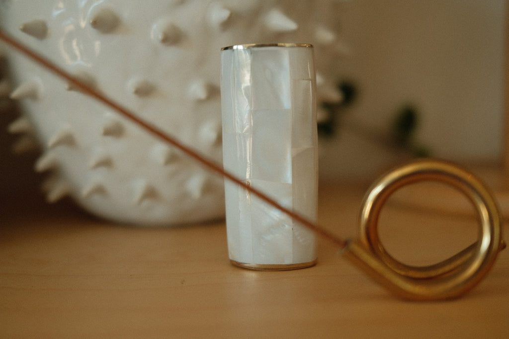 mother of pearl lighter holder