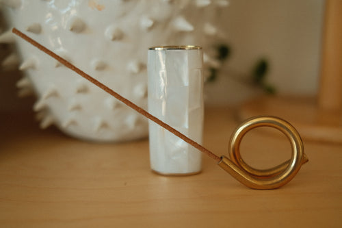 mother of pearl lighter holder