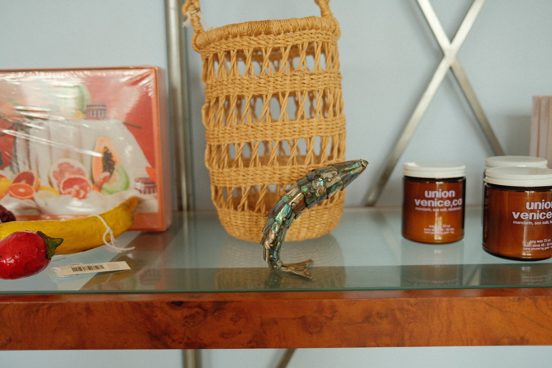 vintage abalone fish bottle opener