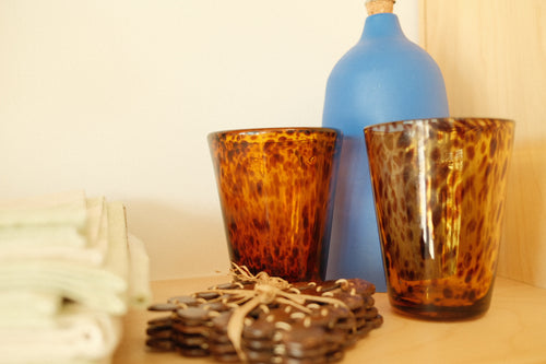 tortoise glass set