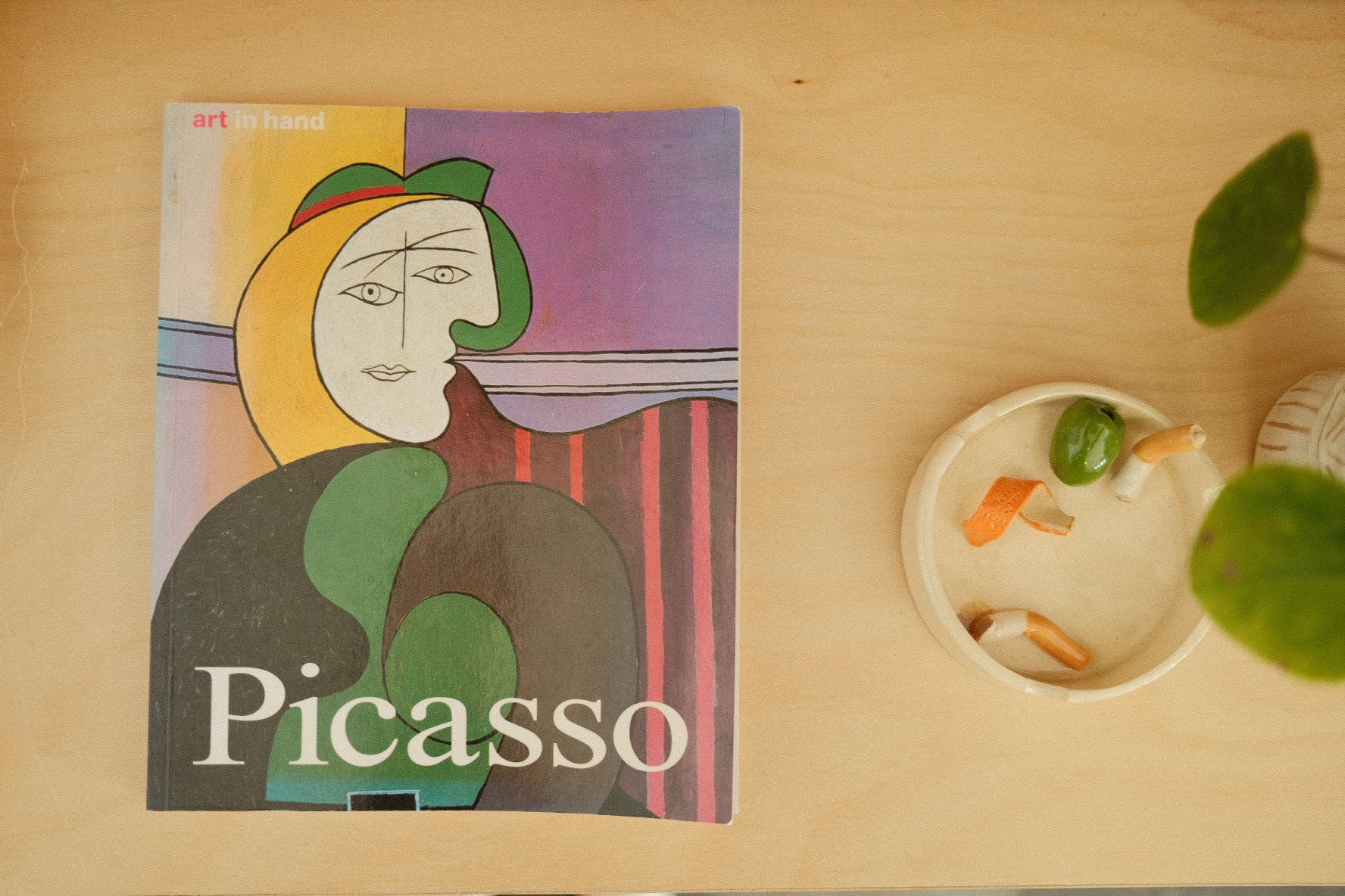art in hand picasso paperback book (vintage)