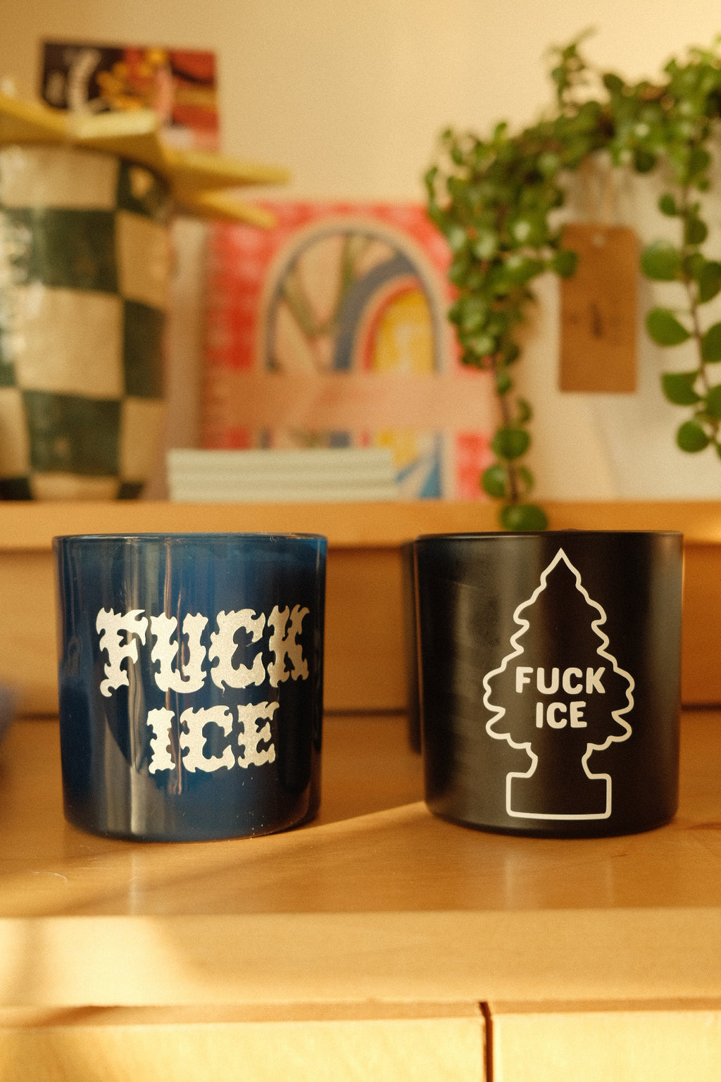 FUCK ICE candles