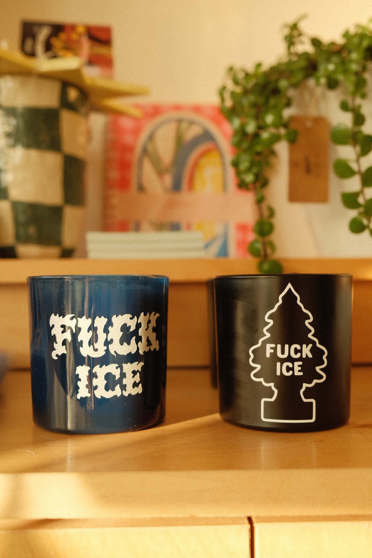 FUCK ICE candles