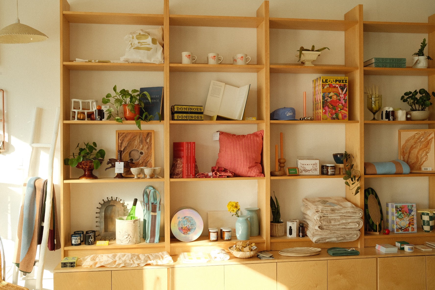 block printed 18x18 pillows