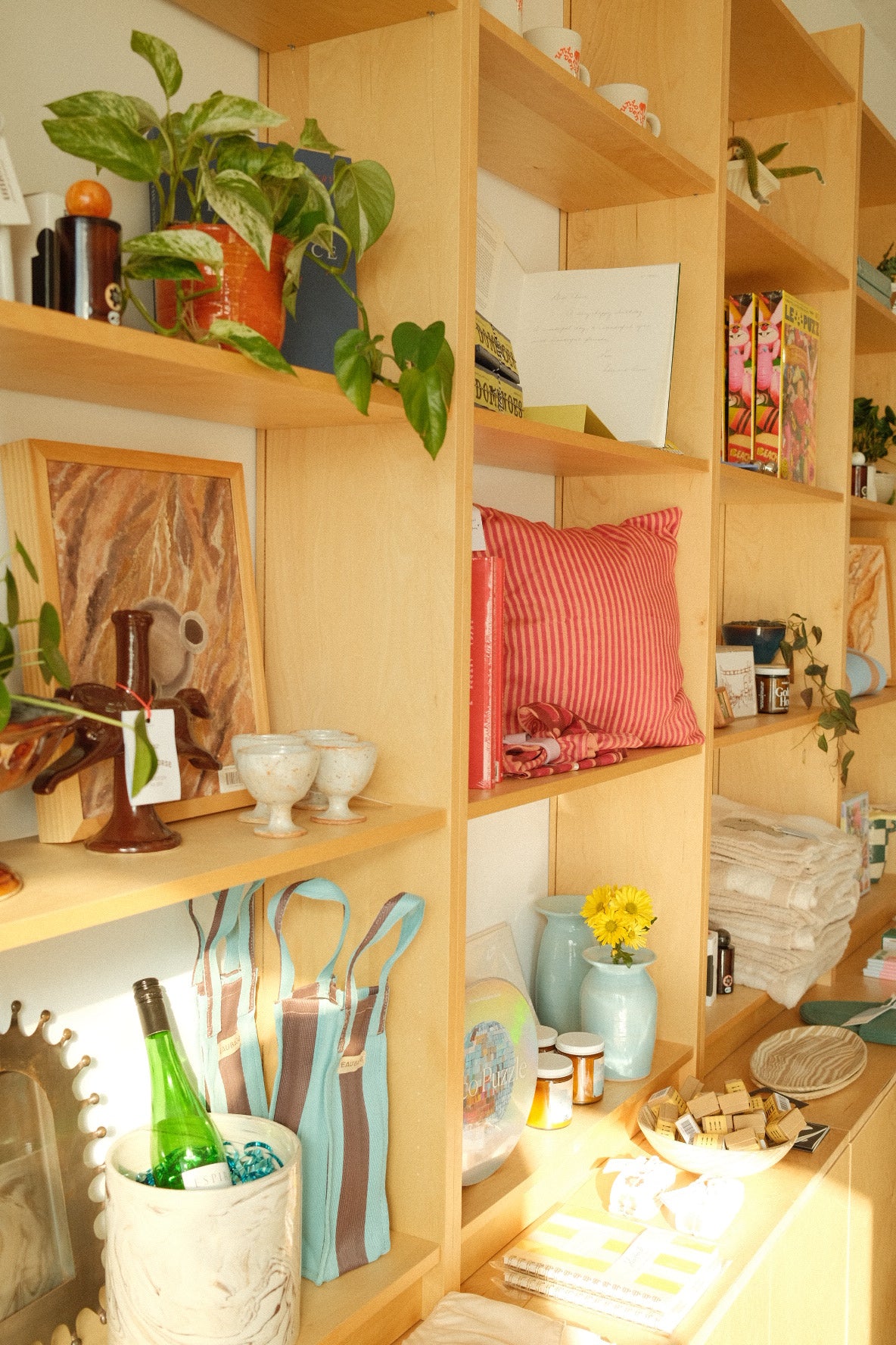 block printed 18x18 pillows