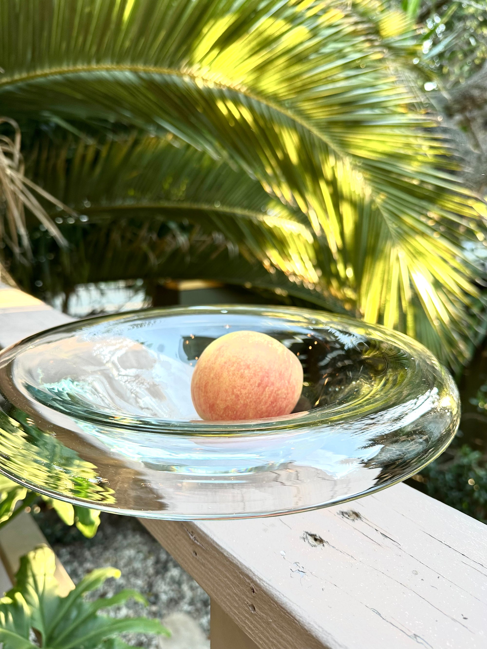 vintage flotaing wall glass bowl