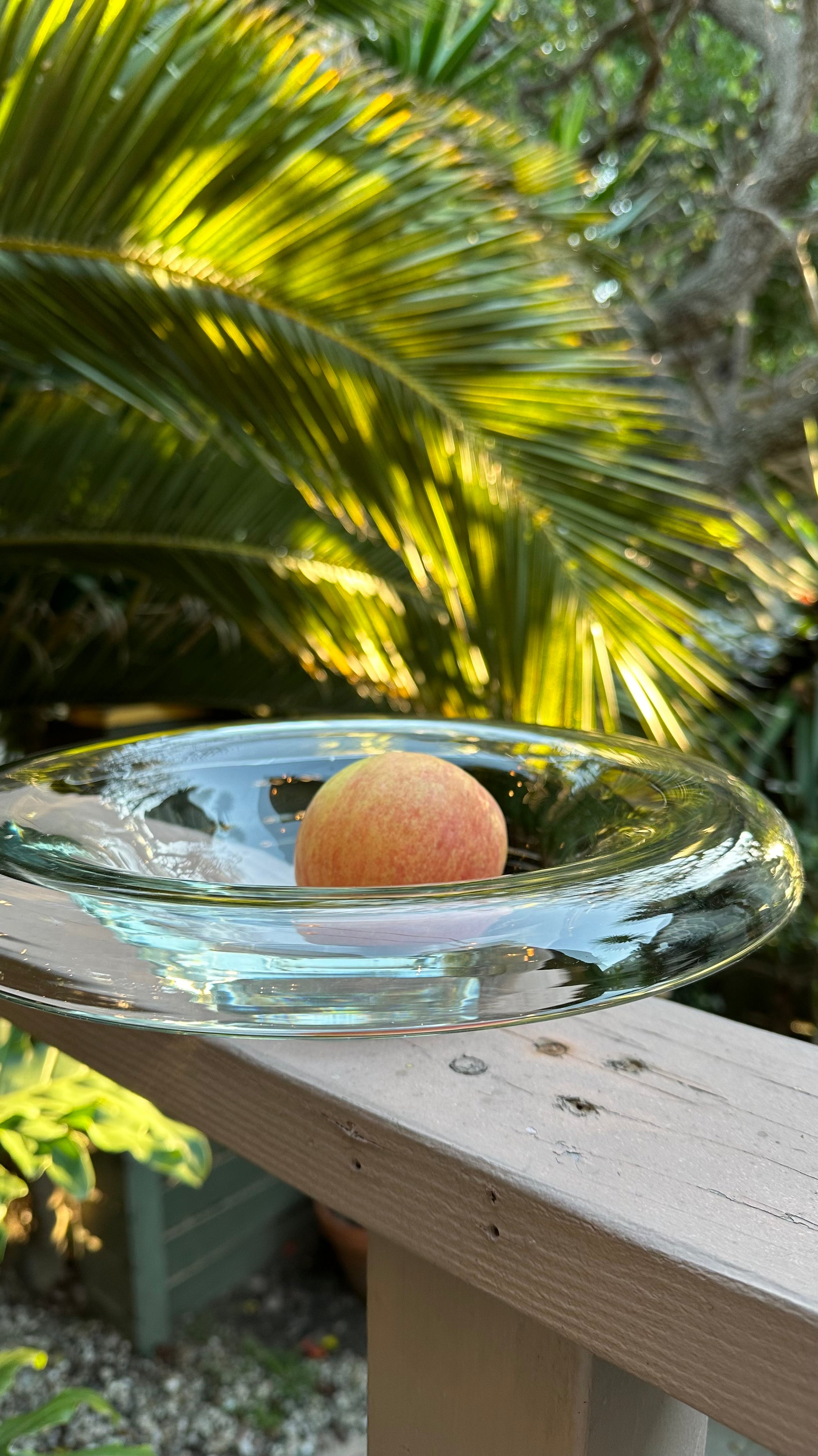 vintage flotaing wall glass bowl