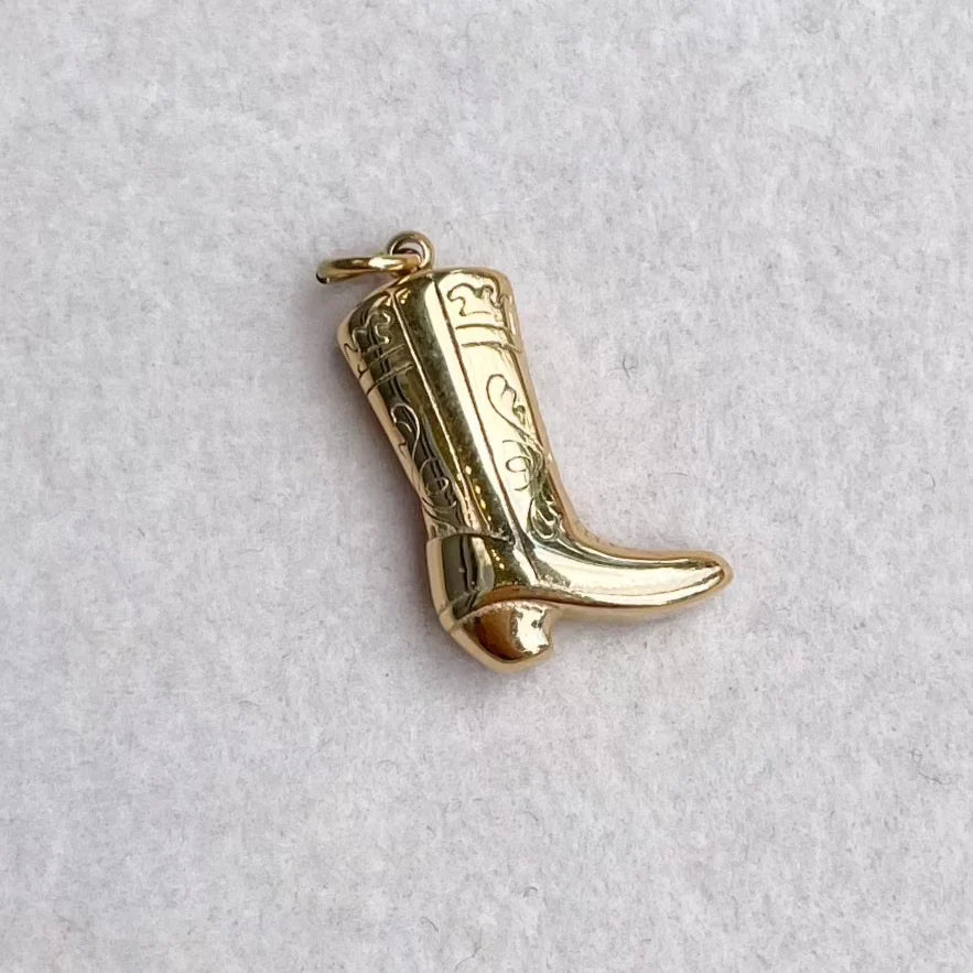 cowgirl boot charm