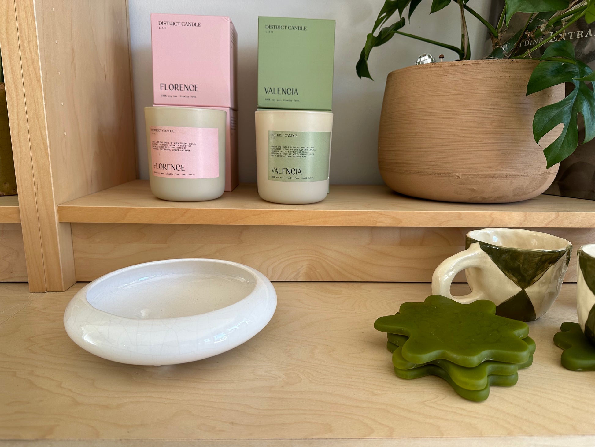 mini vintage mid century planter