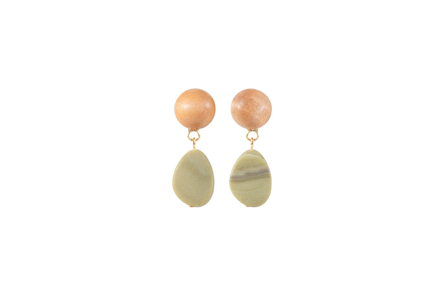 petite jasper drop earrings