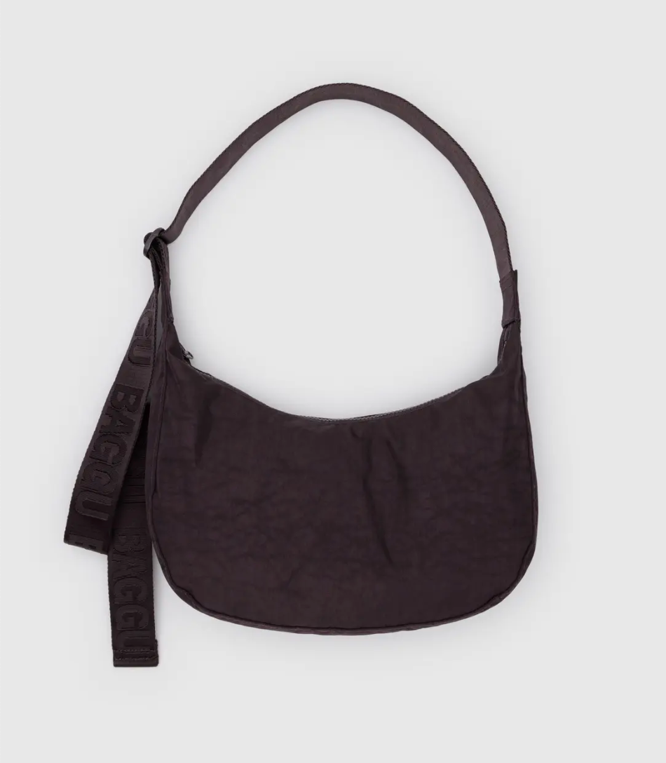 medium nylon crescent bag