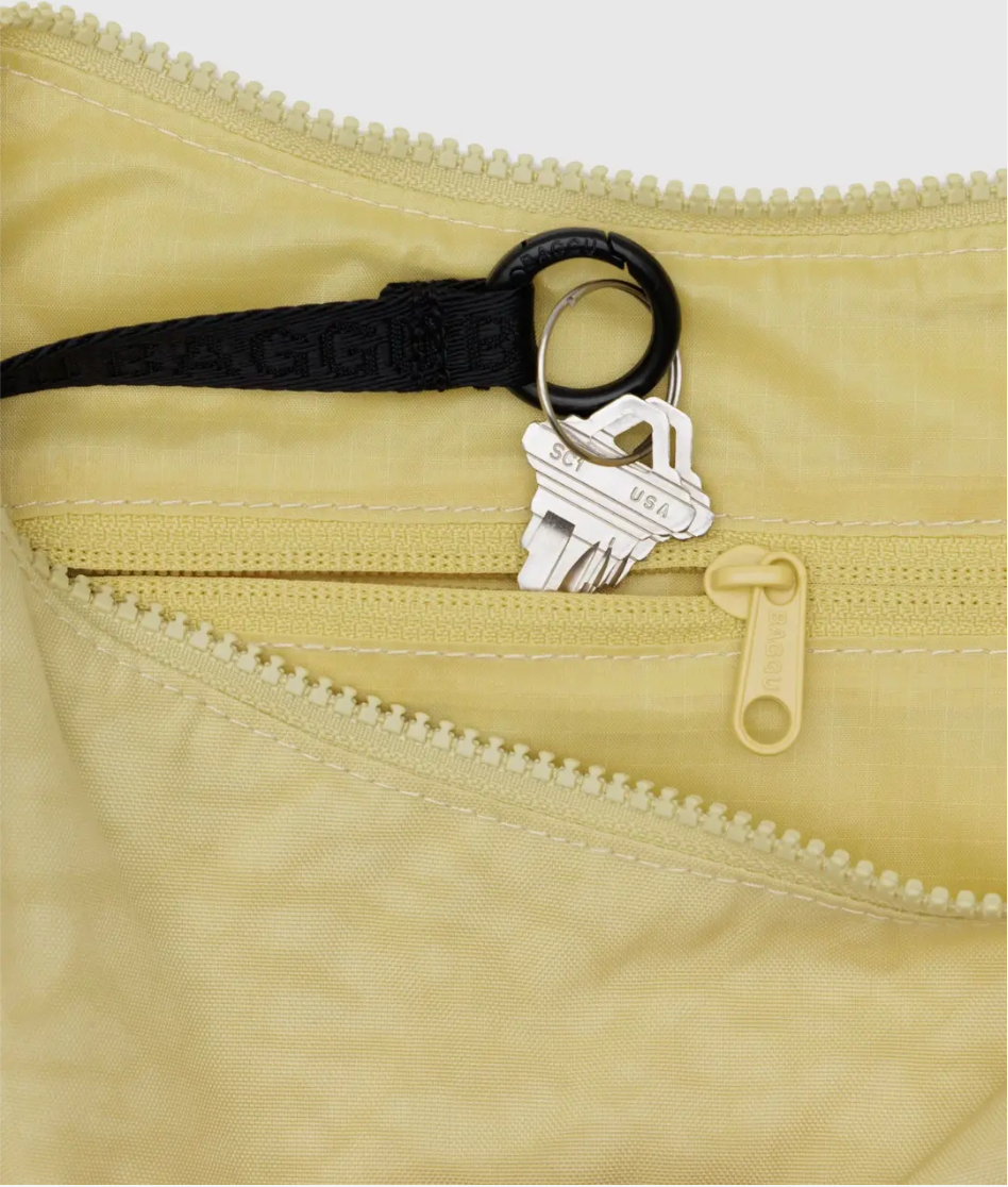 medium nylon crescent bag