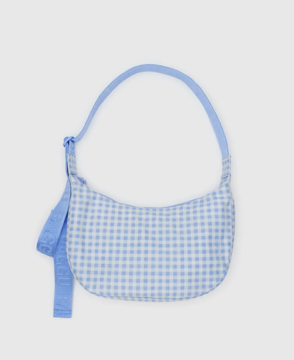 medium nylon crescent bag