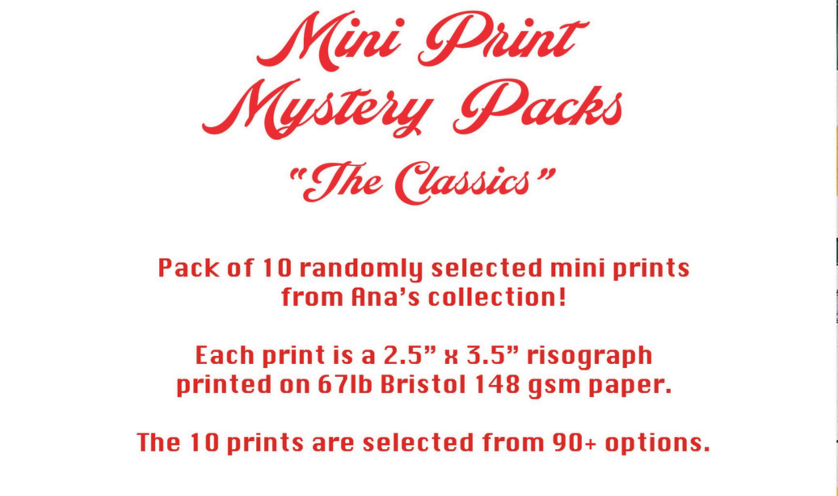 mini print mystery pack