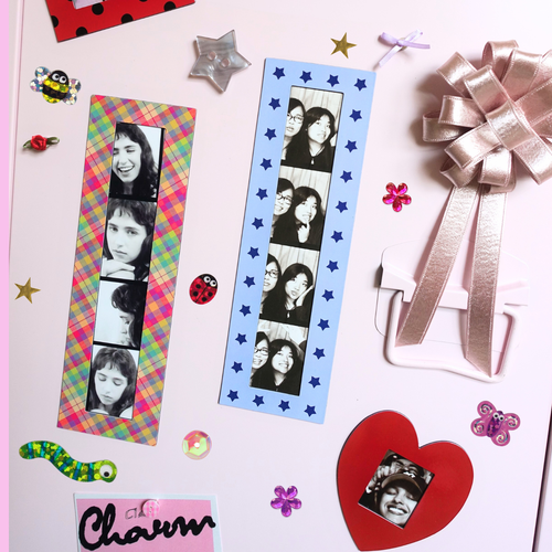 magnetic photo strip frame