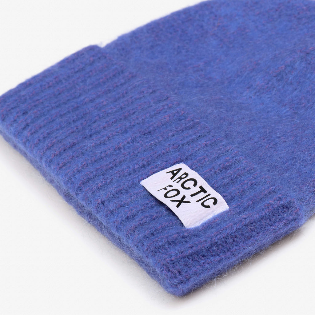 the mohair beanie - future dusk blue