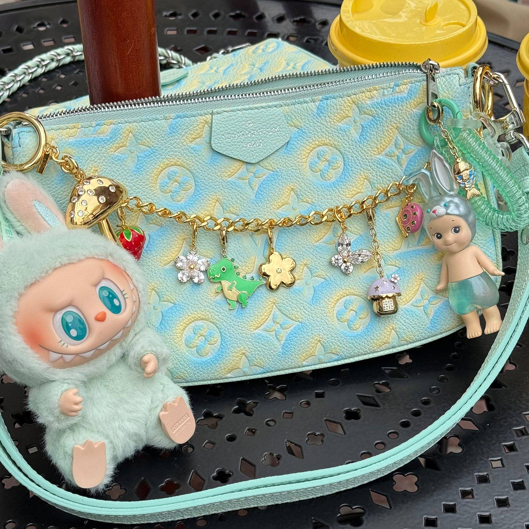 bag charm chain holder