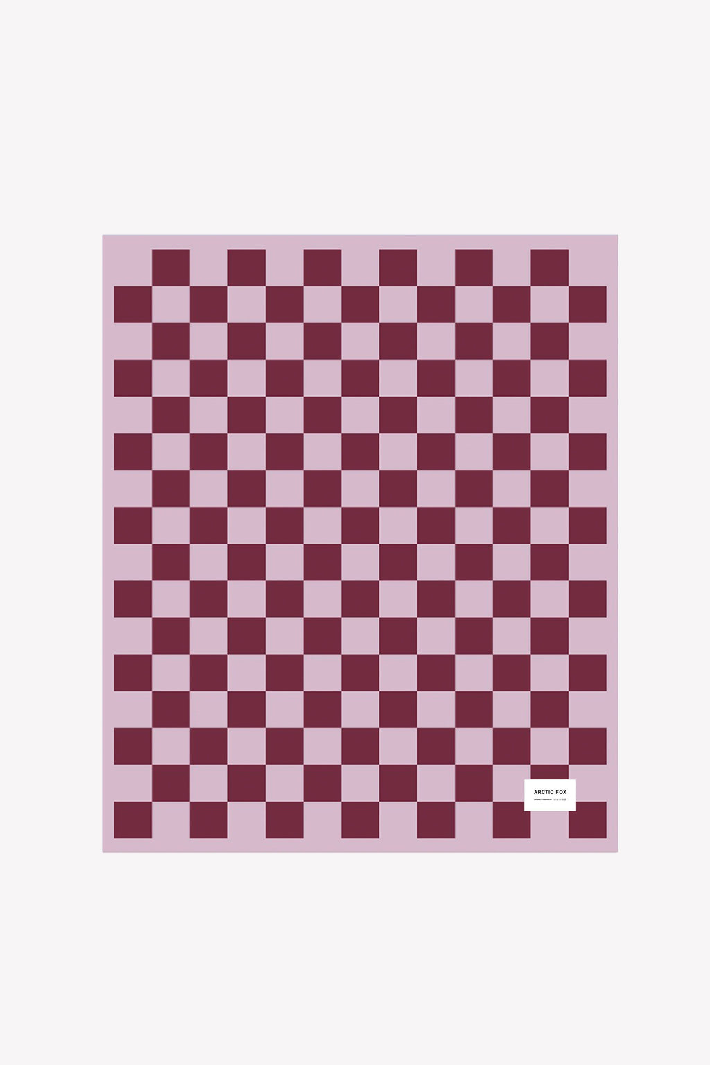 the teddy throw - 100% recycled - checkered