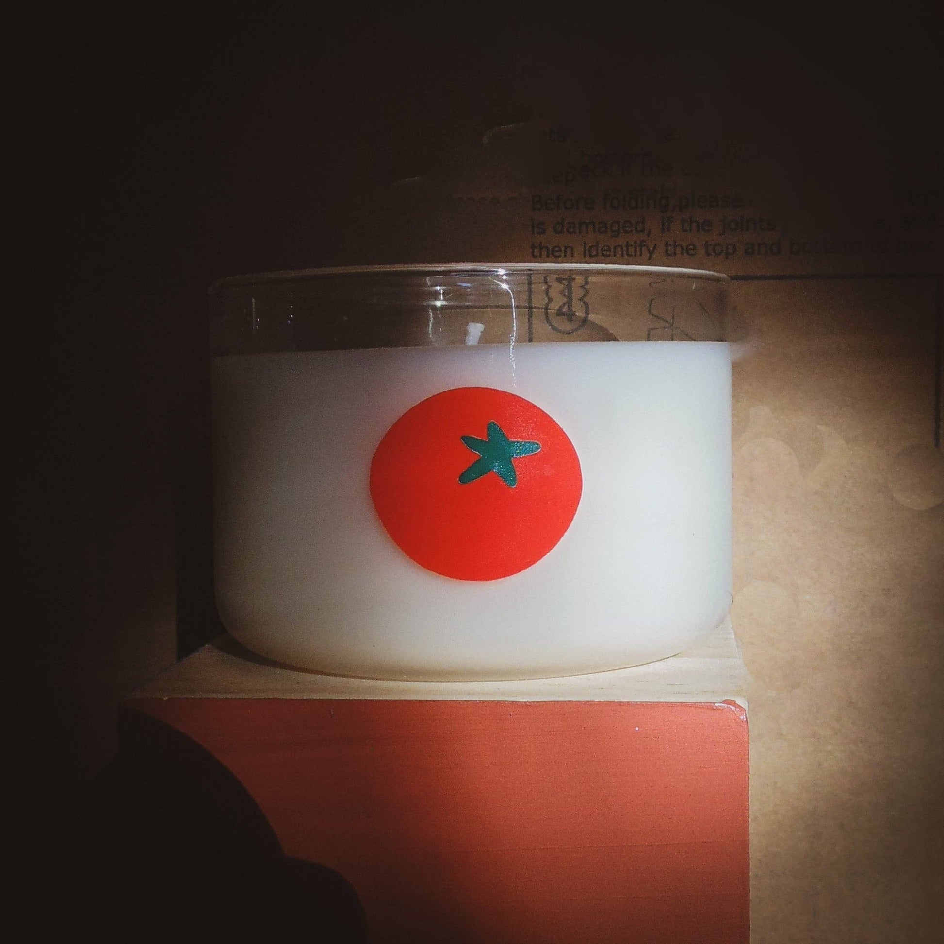 tomato mini candle / latina + midwest garden inspired