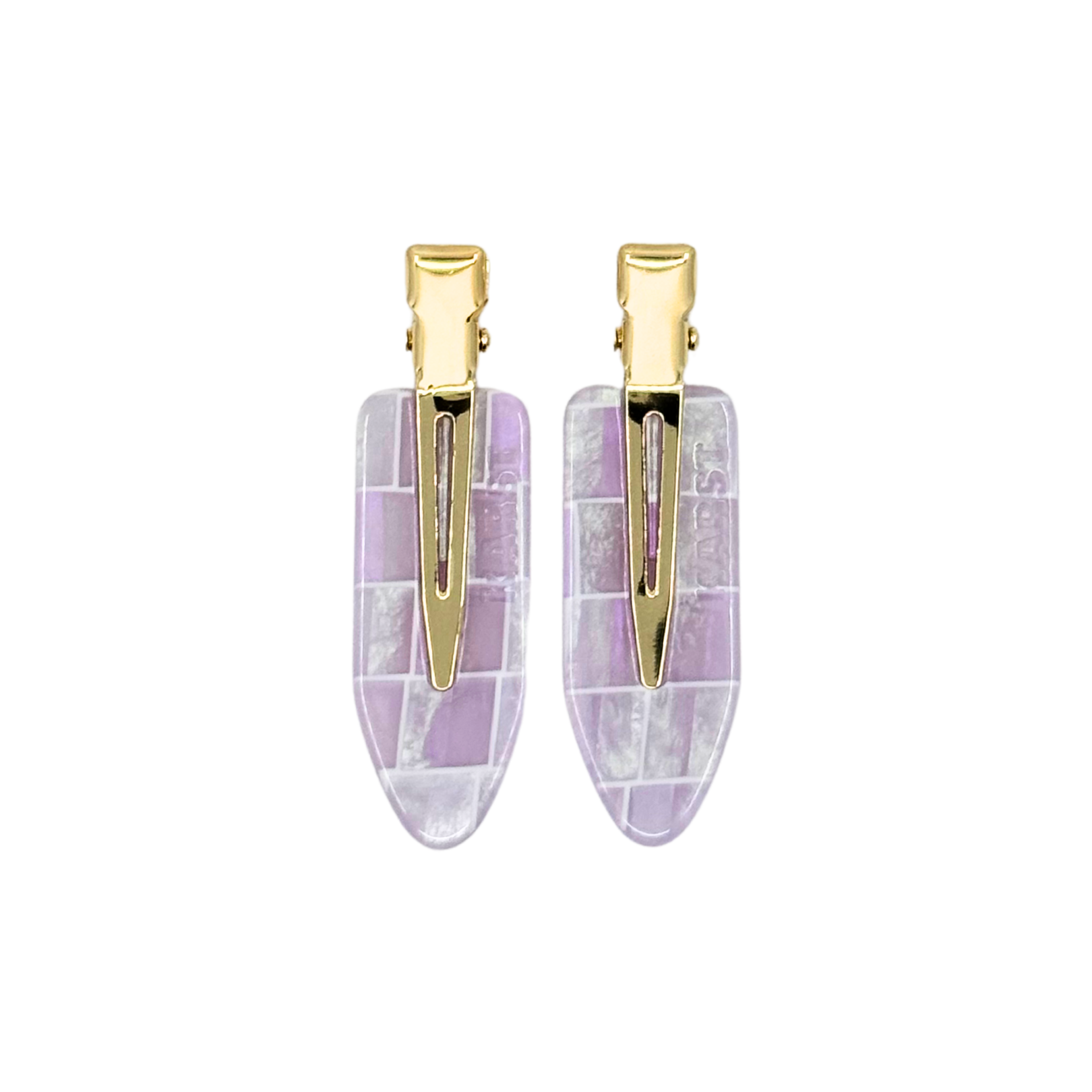 creaseless clips (set of 2) — pixie dust tile