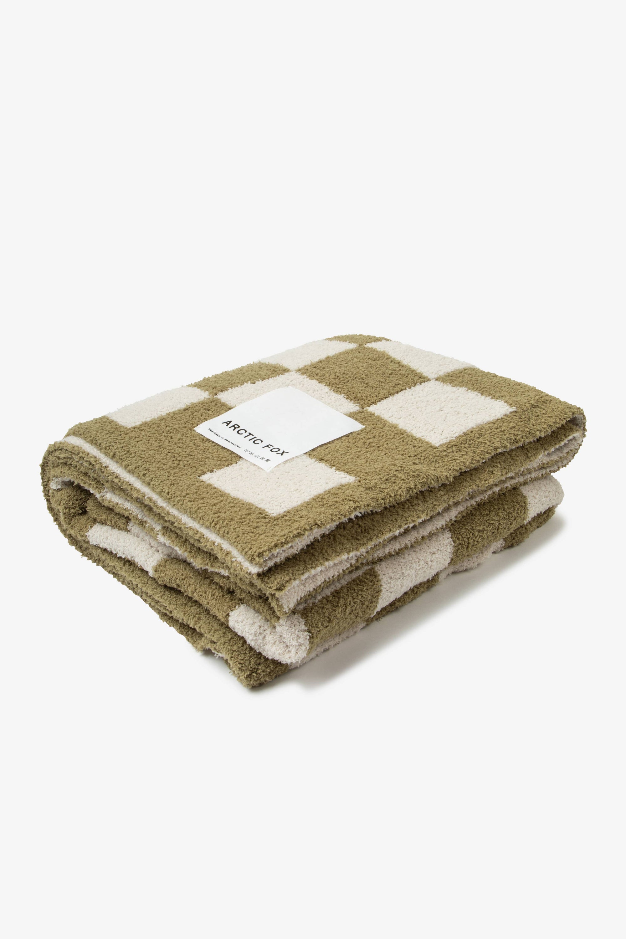 the teddy throw - 100% recycled - checkered