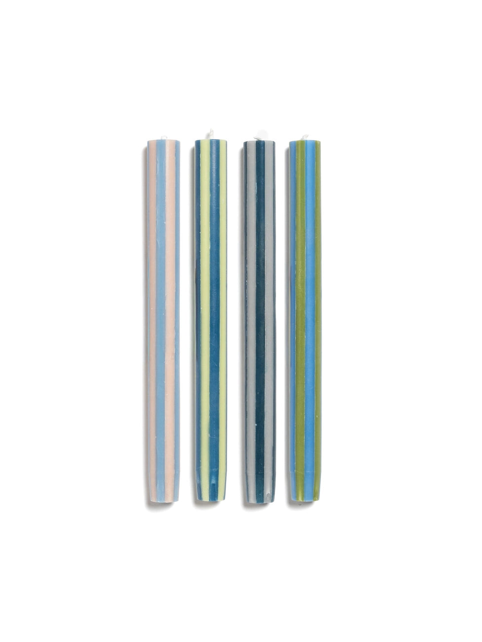 stripe dinner candle - singles!